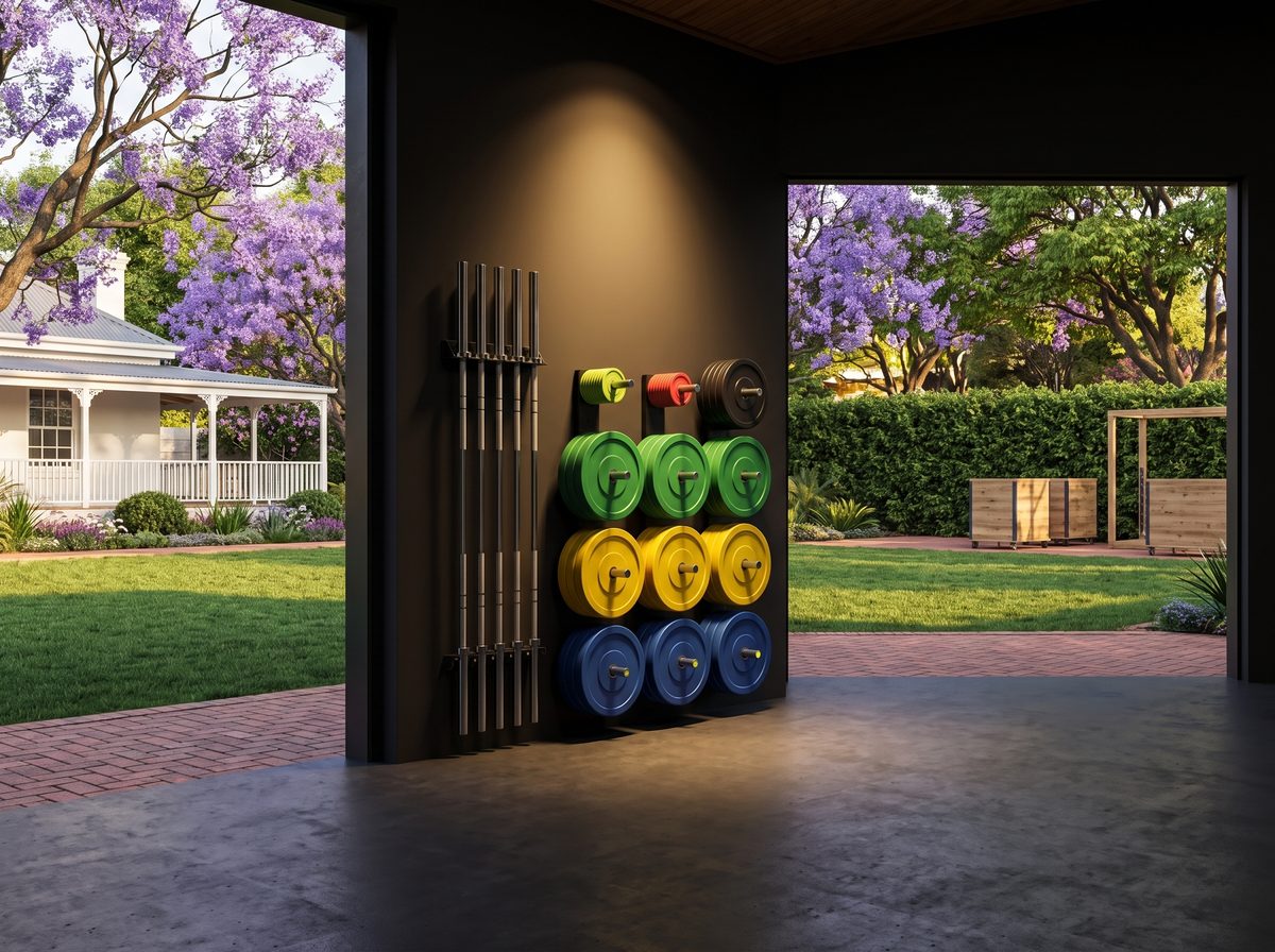 The plates wall in the training barn (indicative render)